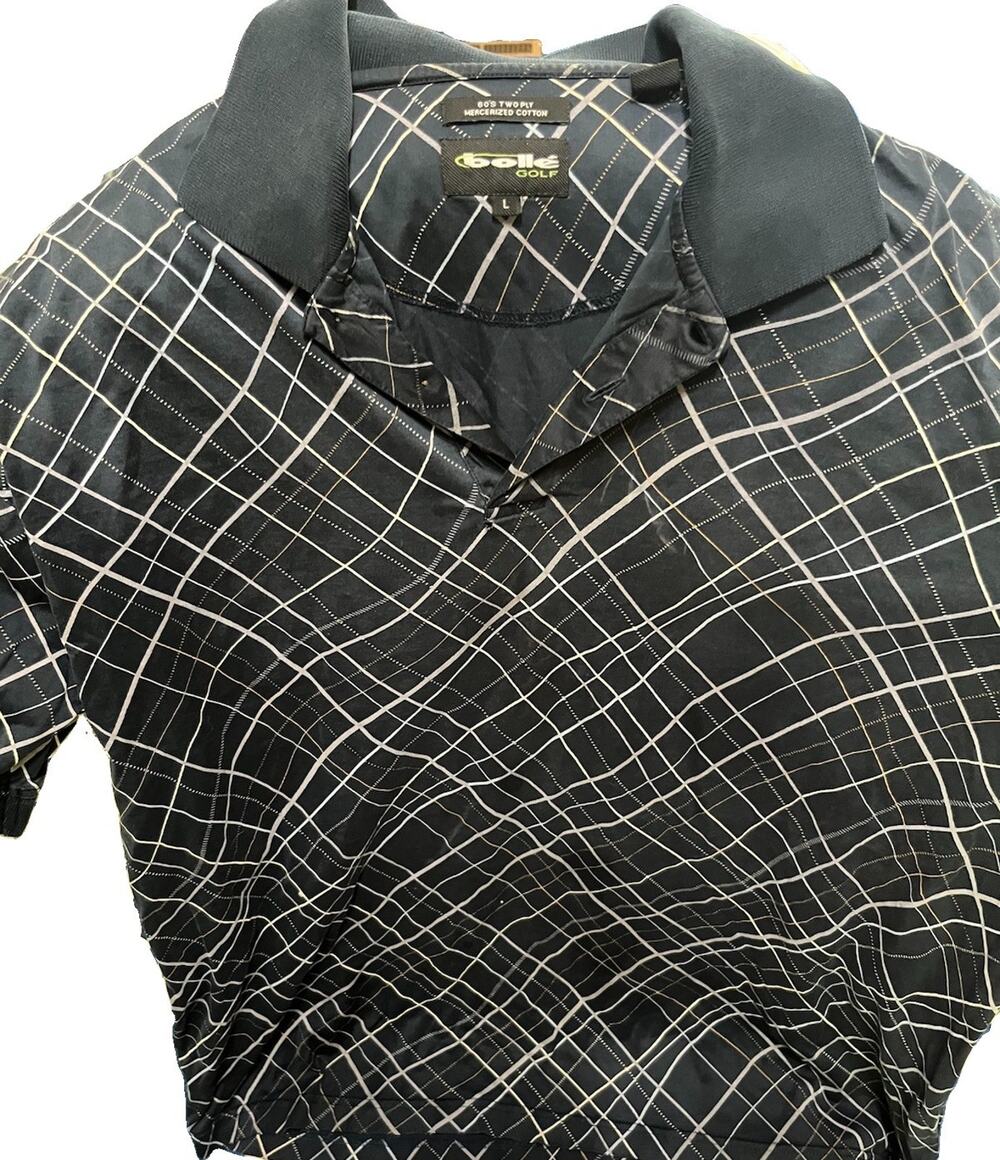 Bolle Golf Men’s Golf Shirt Size Large Merchant Cotton Men’s Golf Apparel